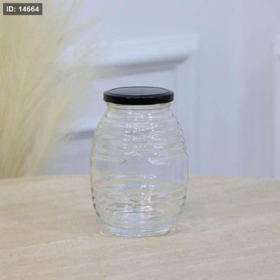 مطربان نمرة 4 زجاج محزز مدور غطا حديد اسود A46/6 =ع1