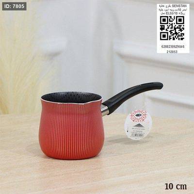 بكرج غلاية SENSTAN احمر 10سم وجه اسود خلية نحل EL55/10=رم 3