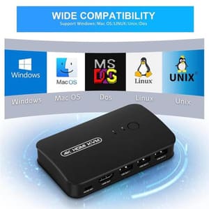 HDMI HD VIDEO KVM SWITCH 4K M:HK201