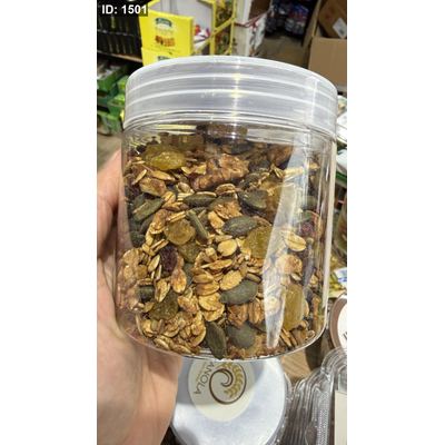 جرانولا مع البذور والمكسرات خالي من السكر وزنها 250 شيكل