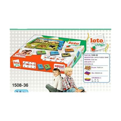 بزل تعليمي حيوانات LOTO من 2-5 سنوات  رقم 36-1508