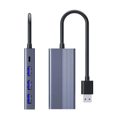 DM CHB073 7-in-1 USB3.1 Hub Docking Station USBموزع