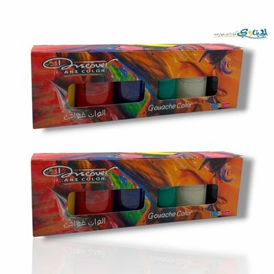 الوان مائية جواش مرتبان 6 لون DISCOVER