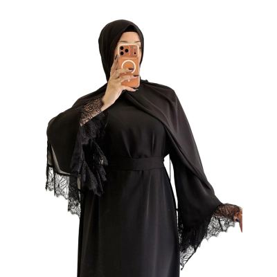 عباية دانتيل مع شال