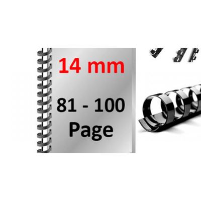 مشط بلاستيك 81-100 ورقة مقاس 14 MM