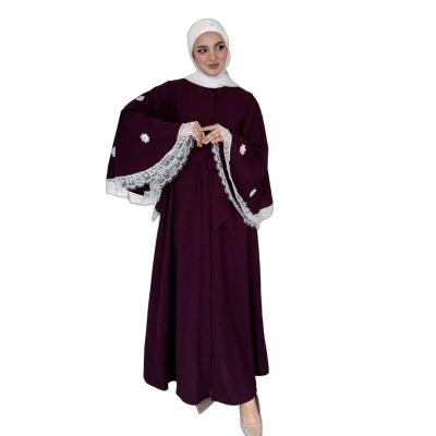 عباية دنتيل و فُلل ورد