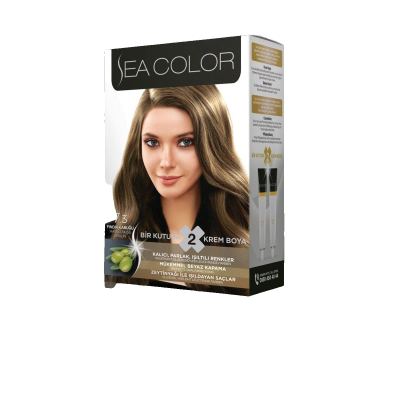 SEA COLOR صبغة شعر قشر البندق 7/3 100مل