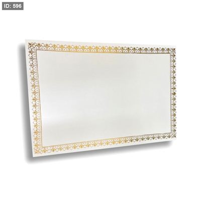 ماعون ورق شهادات فاخر أبيض 20 ورقة A4