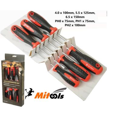 Mitools – طقم مفك 6 قطع تايواني