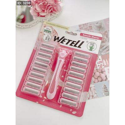 شفرات ستاتي 20 قطعة WETELL