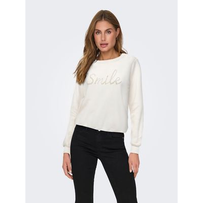O-NECK PEARL SWEATSHIRT