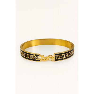 اسوارة عظم YSL بلون ذهبي