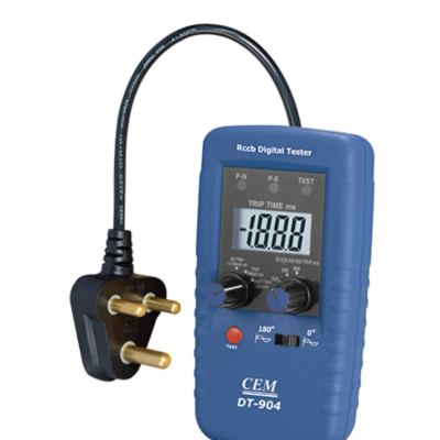 CEM DT-904 Digital RCD Tester-فاحص رقمي لمفتاح التسريب الارضي