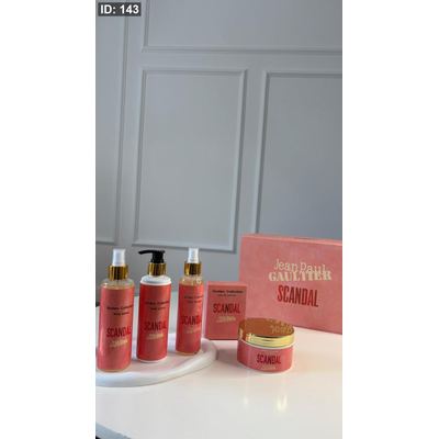 طقم عطر Scandal pink - Jean Poul - ٥ قطع / شامل علبة الشركة