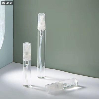عبوة رش 10Ml زجاج غطاء شفاف ~ 12 قطعة ~