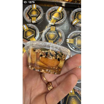 عسل جبلي اصلي مع المكسرات والبذور وزنها 60 غرام