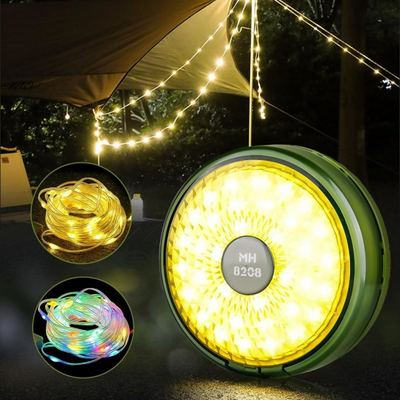 حبل ليد قابل للسحب - إضاءة LED متعددة الاستخدامات - حبل ليد رول للتخييم شحن 10م CAMPING LIGHT