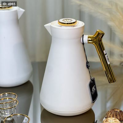 تيرموس قهوة 1 لتر مدور بيج يد جذع ذهبي HLSF25-02 +ت1