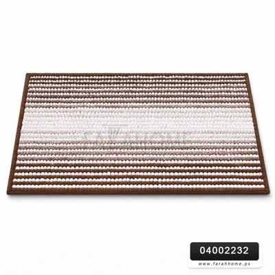 دعسه / دعاسة معكرونة نافر ارضية جلد سادة مقاس 50 × 80
