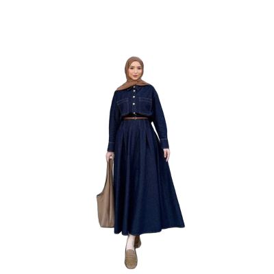 طقم تنورة جينز 810