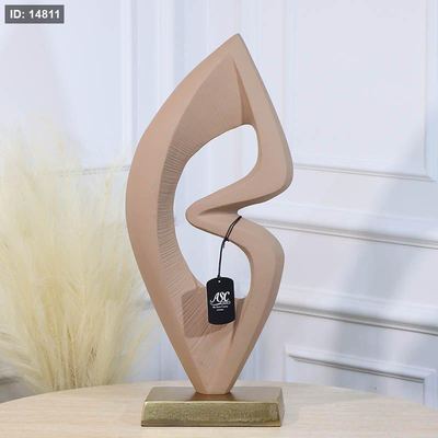 تحفة شكل ورقة 53سم موكا BRG-26098B نحاس هندي %ه11