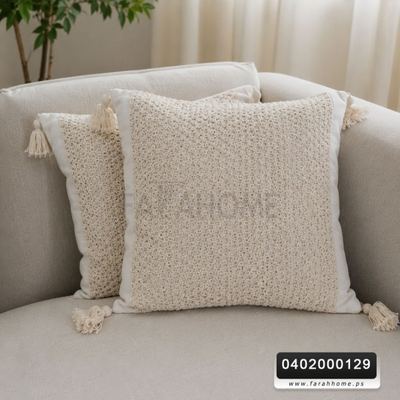 وجه قرنه مكرمي مقاس 45 × 45 سم - بدون حشوة A