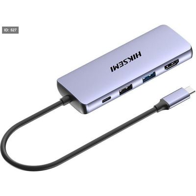 HS-HUB-DS8 Fast Charge, HDMI, SD, USB3.0*3 USB2.0