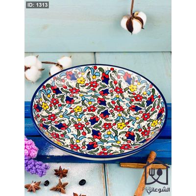 صحن خزف بورسلان مفرود 25 cm