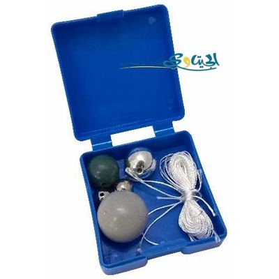 طقم كرات معدنية مع خيطان