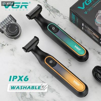 ماكينة VGR الاحترافية 2 في 1 للحلاقة والتنعيم الآمن