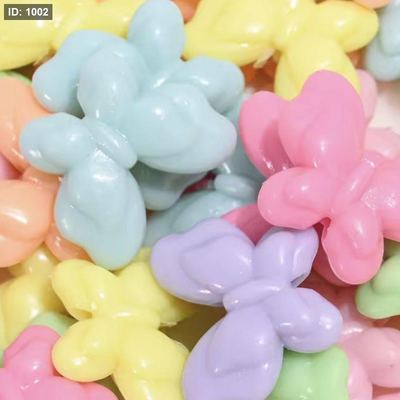 خرز أطفال ملون-فراشات