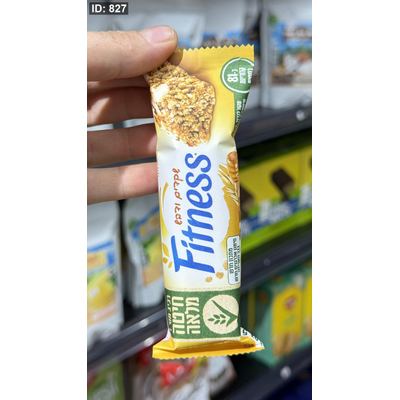 بار الشوفان fitness مع اللوز و العسل وزنه 24 غرام