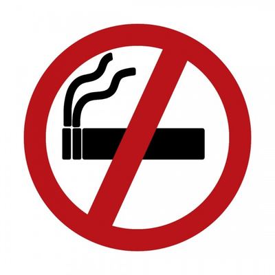 اشارة ستكيرز ممنوع التدخين حجم وسط للمكاتب SIGNS