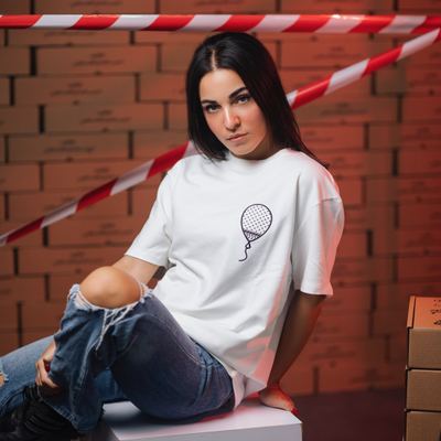 اوڤر سايز تيشيرت - بالون الكوفية