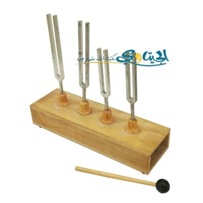 صندوق رنين مع 4 شوكات رنانة