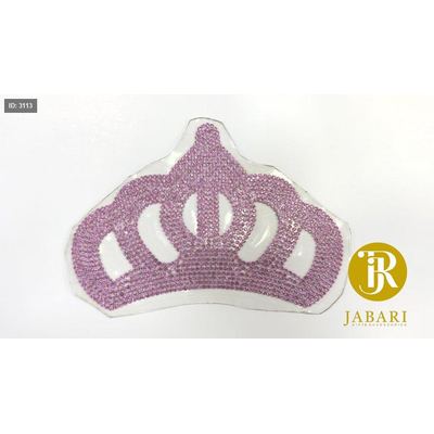 تاج كرستال 14*10 cm