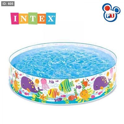 بركة سباحة سهلة التركيب حجم كبير قياس 152سم من إنتكس INTEX