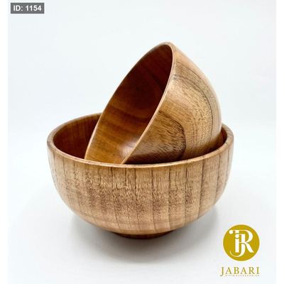 وعاء خشبي 14 * 9 سم