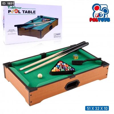 طاولة بلياردو خشبية (Tabletop Pool Table)