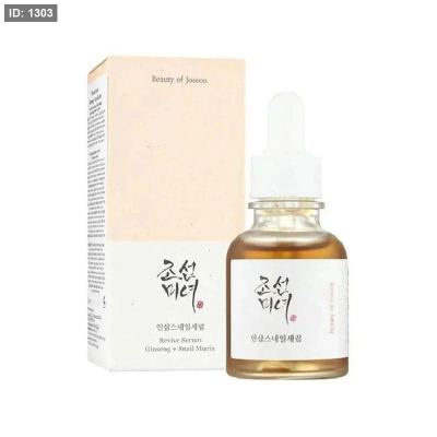 سيروم ترميم البشرة بالحلزون والجنسنغ الكوري (Beauty of Joseon Revive Serum: Ginseng + Snail Mucin)