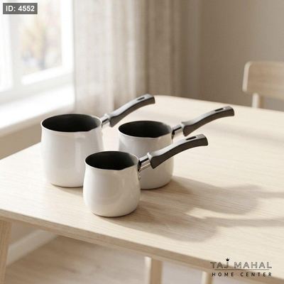 طقم غلايات قهوة من الألومنيوم المعاد تدويره من اصدار ماكياتو من رويال كراون