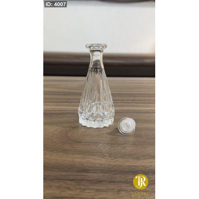 عبوة زجاج للعطر 50Ml & سدادة مطاط رأس أكريليك