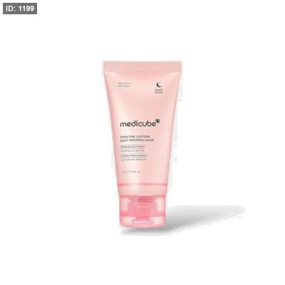 Medicube Pore Pink Caffeine Night Wrapping Mask ميديكوب ماسك ليلي بالكافيين لتنقية المسام – Pore Pink Caffeine