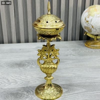 مبخرة نحاس هندي طويل. S4