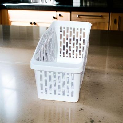 سله ثلاجه ابيض حجم وسط مقاس 15.8 × 29 × 17 سمORGANiZERS