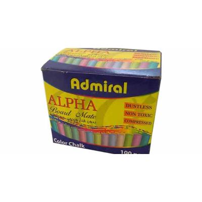 علبة طباشير ملون مضغوط 100/1 Admiral