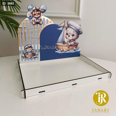 صواني خشب (26*34) & ضهر (22*34) CNC طباعة UV