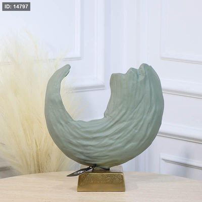 تحفة شكل امواج بحر 33سم بستاشيو GRG-24907A صغير نحاس هندي %ه11