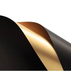 اوراق تغليف – وجه ذهبي- اسود – 20 ورقة
