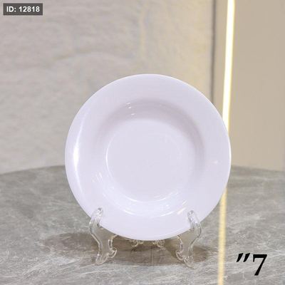 صحن مدور جور 7" ميلامين ابيض ASC613-W ++ج
